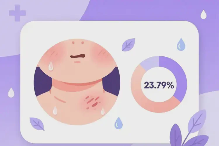 寶寶脖子上經(jīng)常起濕疹可不可以徹底自愈(圖1)