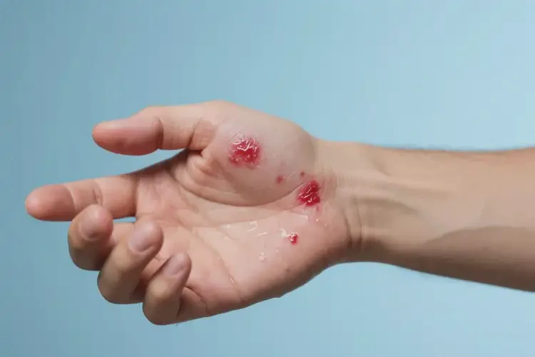 男人手臂容易長(zhǎng)濕疹能不能徹底自愈(圖3)