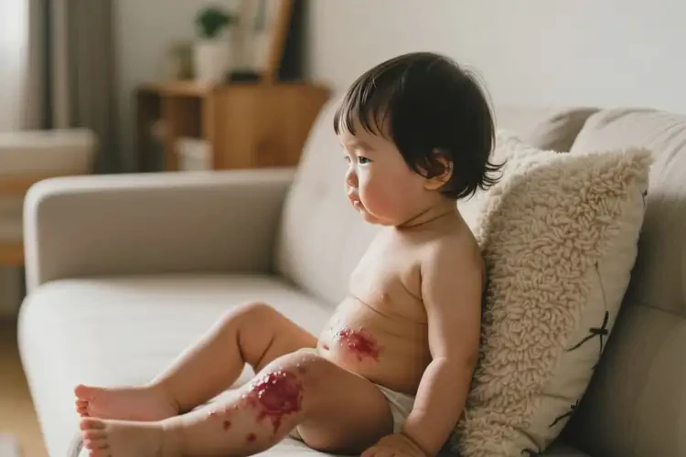 幼兒全身出濕疹能徹底自愈嗎(圖1)