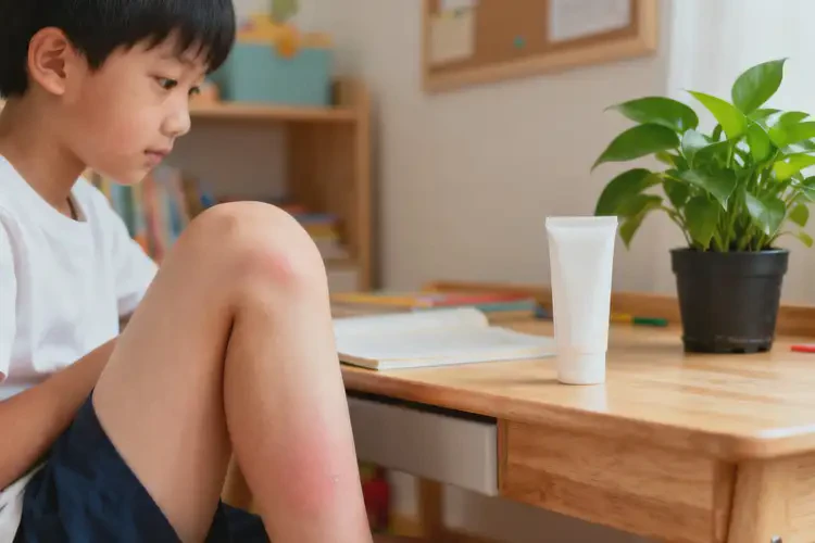 小學(xué)生大腿偶爾長(zhǎng)濕疹能不能徹底自愈(圖2)