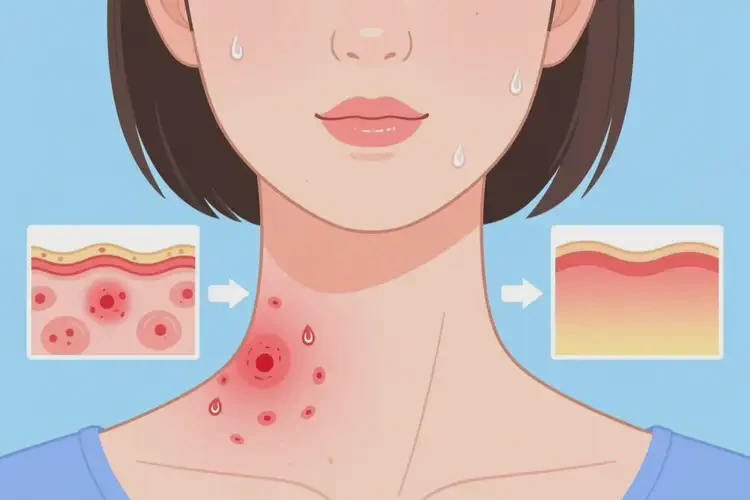 女人脖子上起濕疹可不可以徹底自愈(圖4)