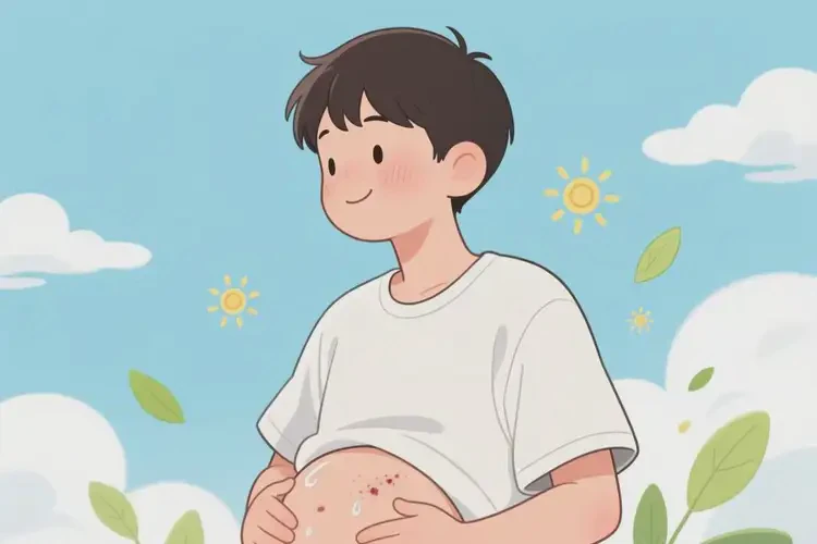 青少年肚子起濕疹可以徹底自愈嗎(圖3)