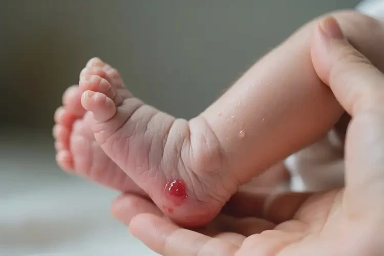 新生兒腳上長濕疹不管它會自己好嗎(圖2)