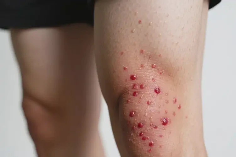 男人大腿經(jīng)常長(zhǎng)濕疹不管它會(huì)自己痊愈嗎(圖1)