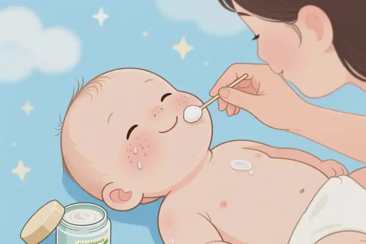寶寶臉上容易起濕疹不管它會自己好嗎(圖2)