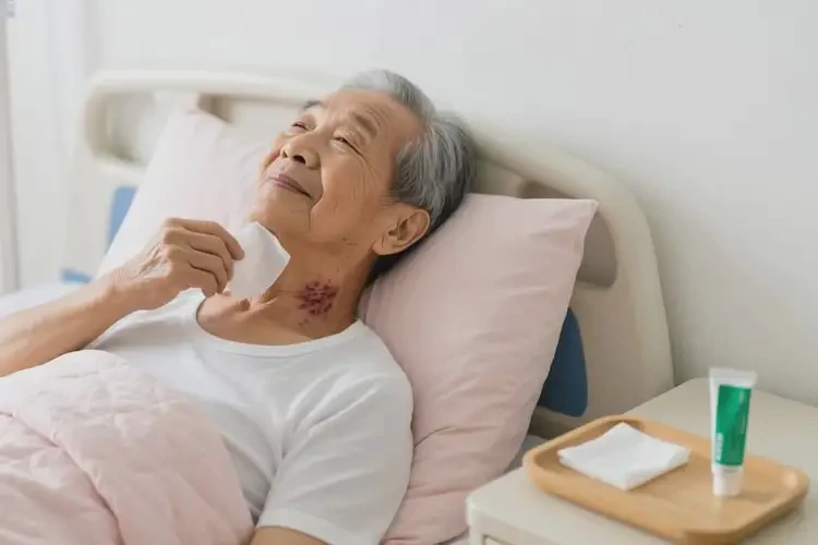 老年人脖子上容易起湿疹能够彻底治愈吗(图2)