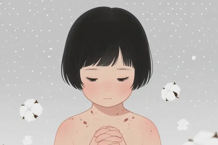 兒童脖子上有濕疹不管它會自己好嗎(圖2)