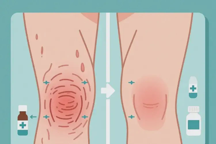 男人大腿长湿疹可以彻底自愈吗(图1)