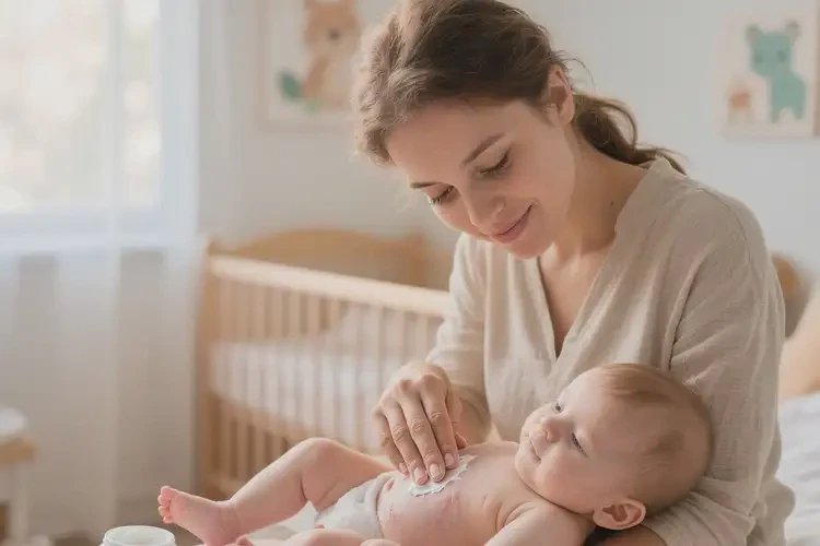 嬰幼兒肚子上長濕疹能夠徹底治愈嗎(圖4)