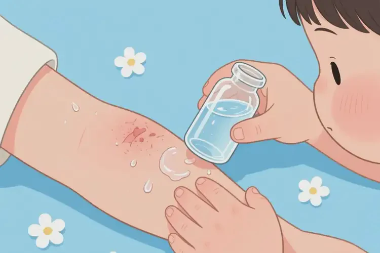 孩子手臂上容易起濕疹不管它會自己好嗎(圖3)