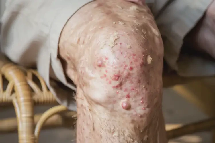 高齡老人大腿經常起濕疹不管它會自己自愈嗎(圖3)