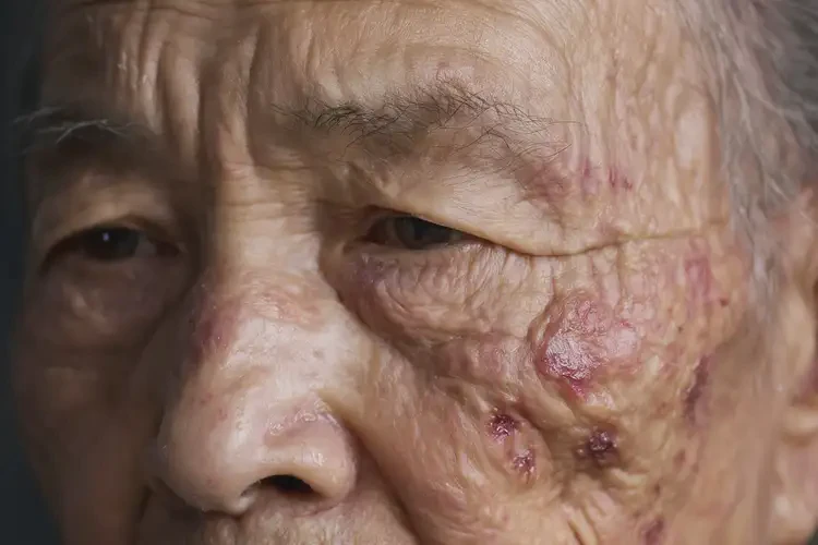 老年人臉上經(jīng)常起濕疹能靠自己自愈嗎(圖4)