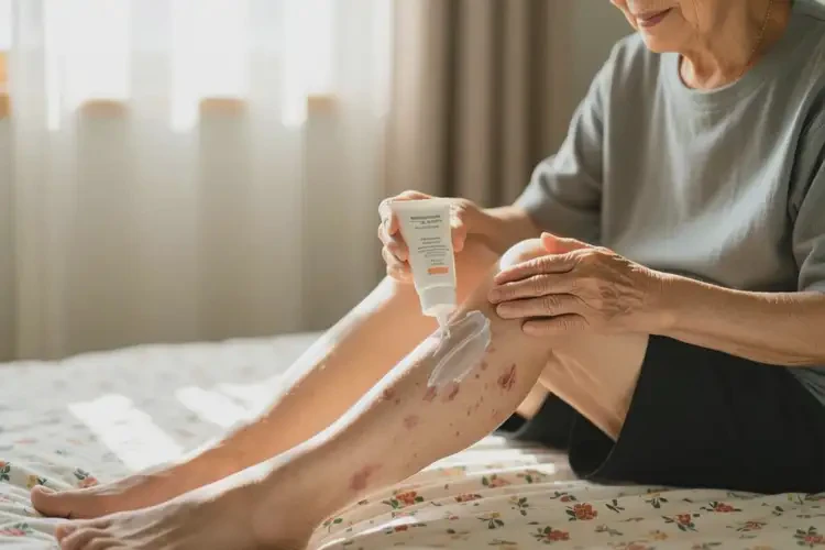 高齡老人大腿上經(jīng)常長濕疹不管它會自己好嗎(圖3)