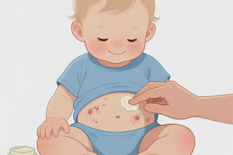 少兒肚子長(zhǎng)濕疹不管它會(huì)自己痊愈嗎(圖4)