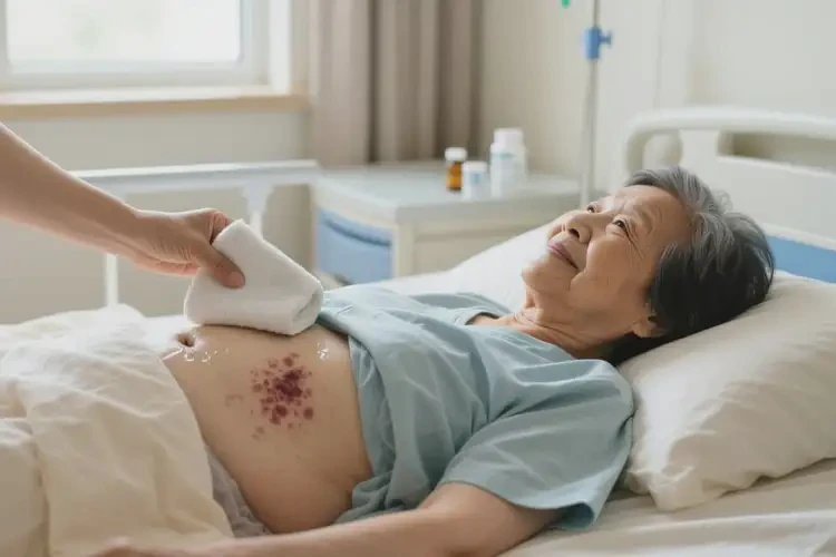 老年人肚子上起濕疹不管它會自己好嗎(圖3)