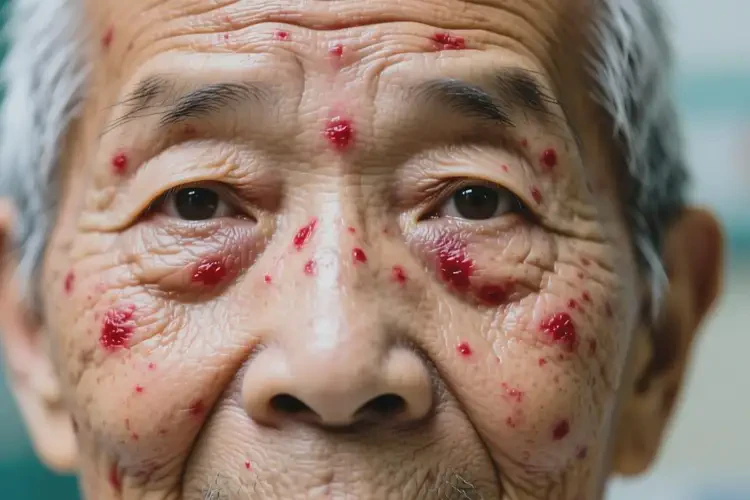 老年人脸上容易起湿疹不管它会自己自愈吗(图2)