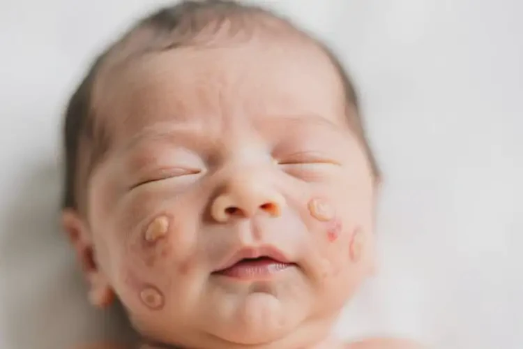 新生兒臉上出現(xiàn)濕疹能徹底自愈嗎(圖4)
