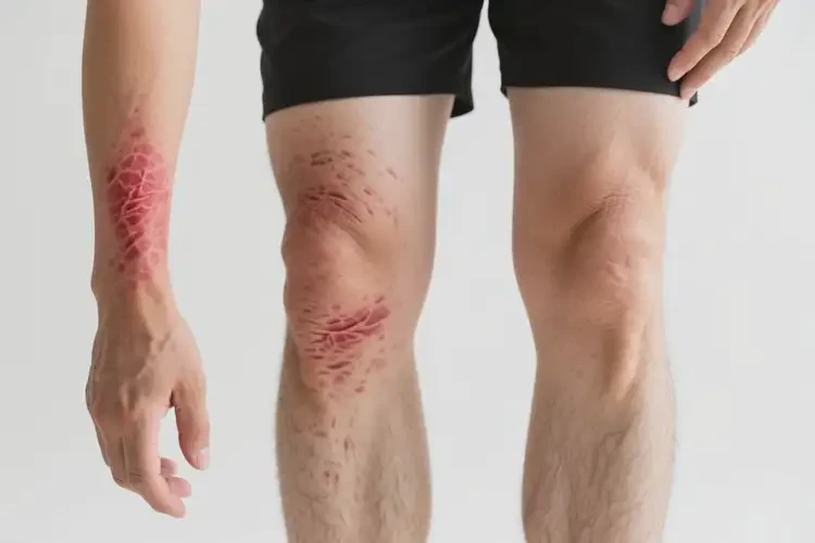 男人四肢經(jīng)常起濕疹能不能徹底自愈(圖1)