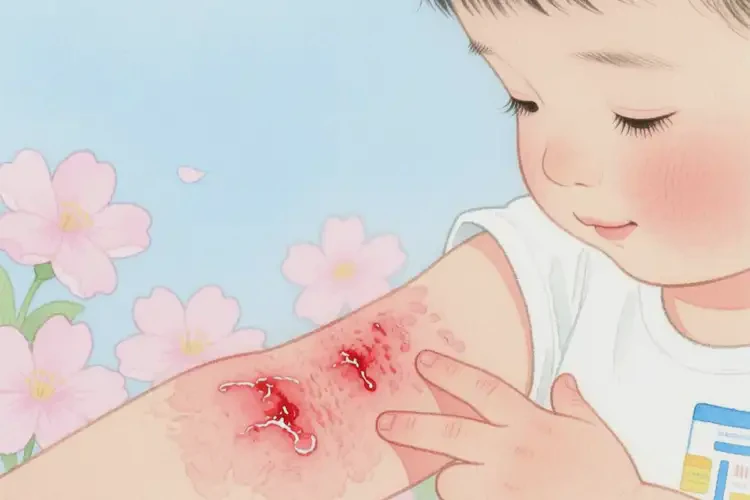 幼兒手臂經常起濕疹不管它會自己好嗎(圖1)