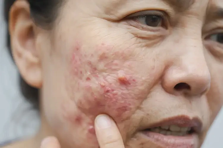 女性臉上經(jīng)常長濕疹能靠自己自愈嗎(圖4)