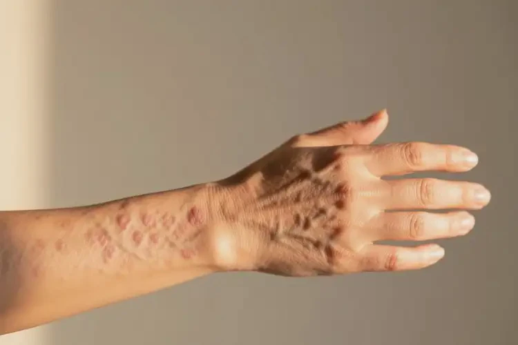 女人手臂有濕疹能夠徹底治愈嗎(圖2)