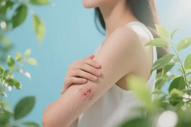 女人手臂容易長濕疹不管它會自己自愈嗎(圖3)