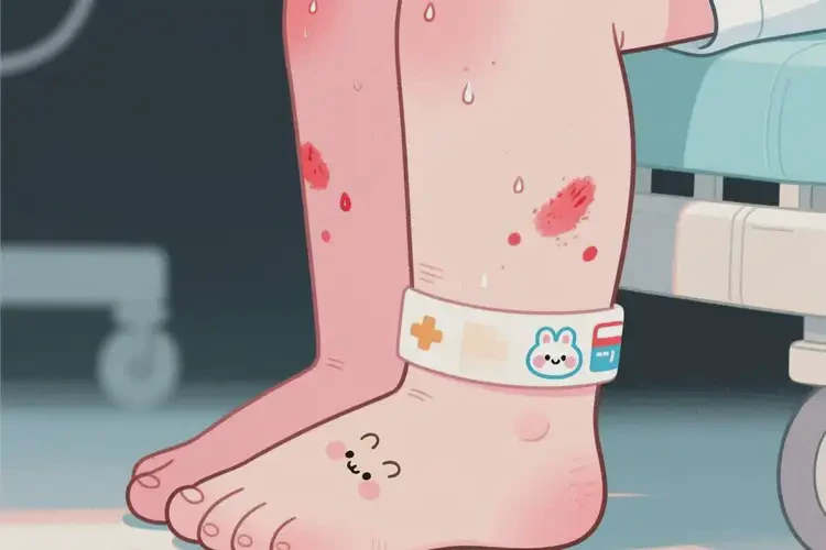 少兒小腿上出現(xiàn)濕疹不管它會自己自愈嗎(圖3)