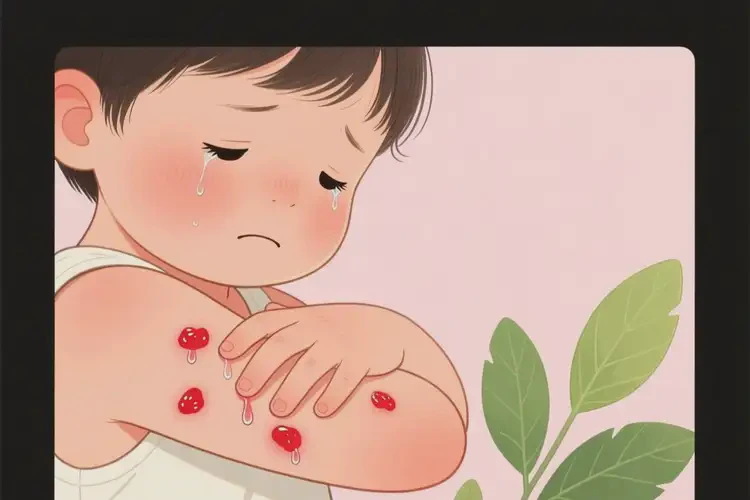 孩子手臂上容易起濕疹不管它會自己好嗎(圖4)