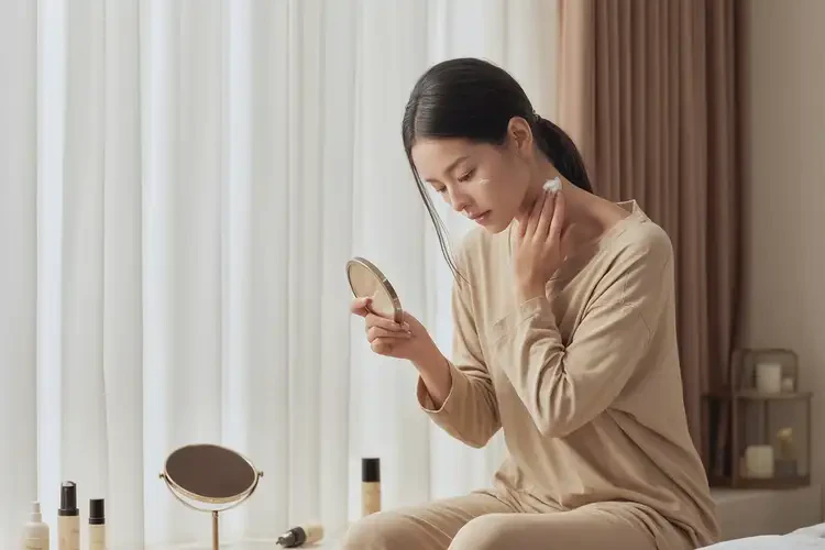 女性脖子經常起濕疹能夠徹底治愈嗎(圖2)