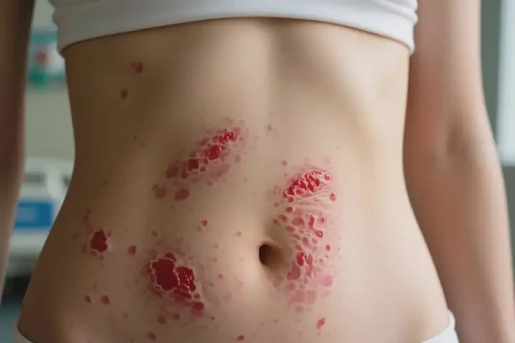 女人肚子上容易長濕疹能夠徹底治愈嗎(圖4)