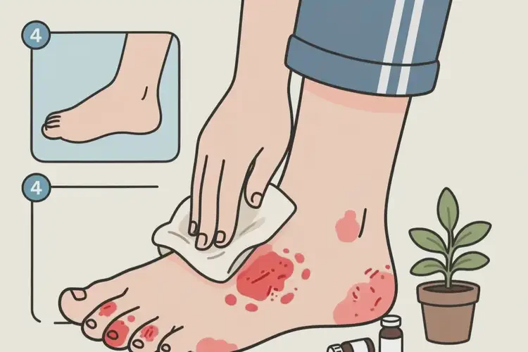 大学生脚上经常起湿疹可不可以彻底自愈(图2)