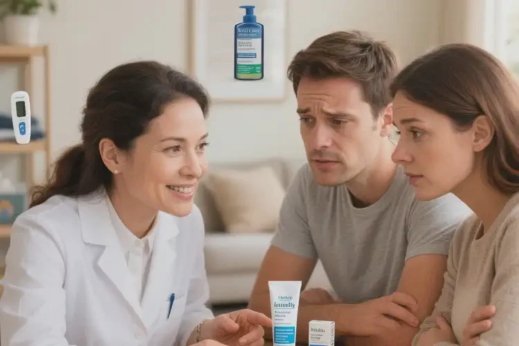 嬰幼兒肚子上長濕疹能夠徹底治愈嗎(圖1)