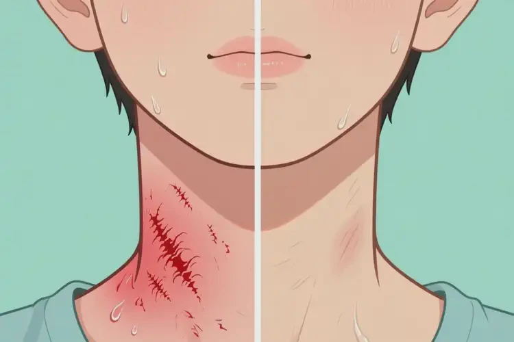 青少年脖子上長濕疹能不能徹底自愈(圖2)