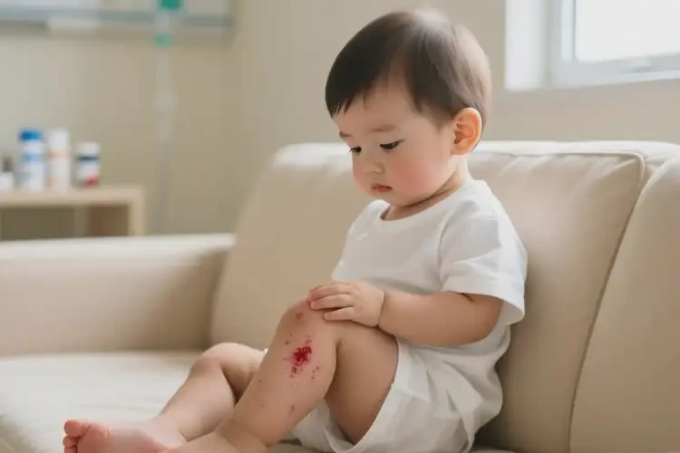 小兒大腿上有濕疹不管它會自己痊愈嗎(圖4)