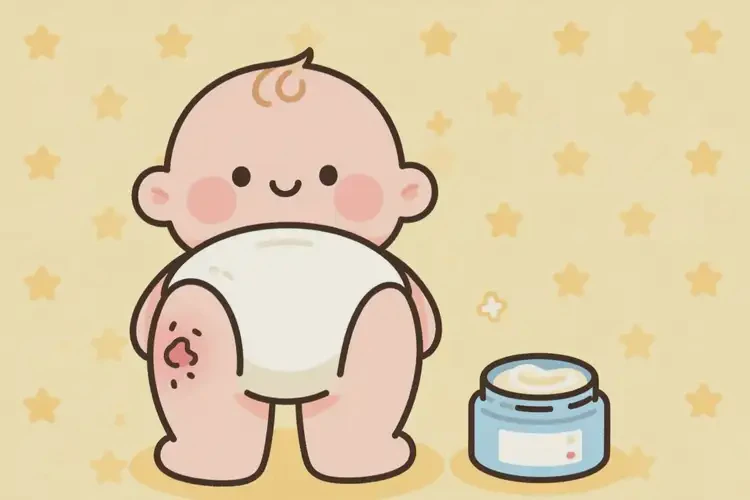 小兒屁股有濕疹能靠自己自愈嗎(圖2)
