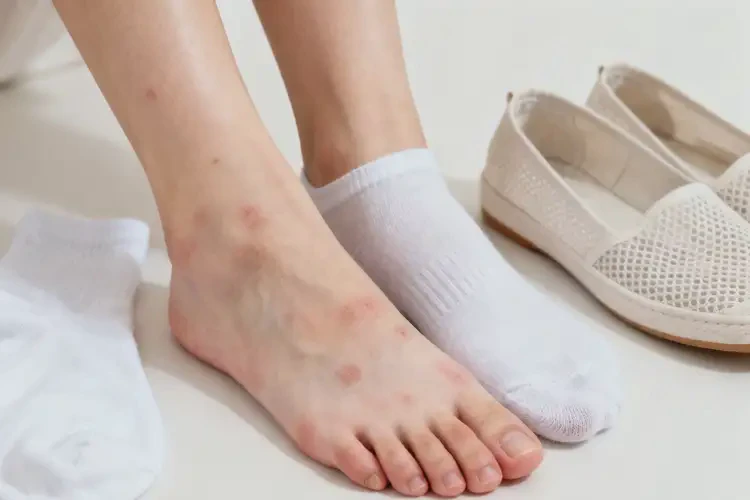 女人腳上容易起濕疹不管它會自己自愈嗎(圖3)