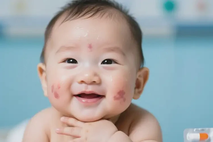 嬰幼兒面部偶爾起濕疹不管它會(huì)自己痊愈嗎(圖3)
