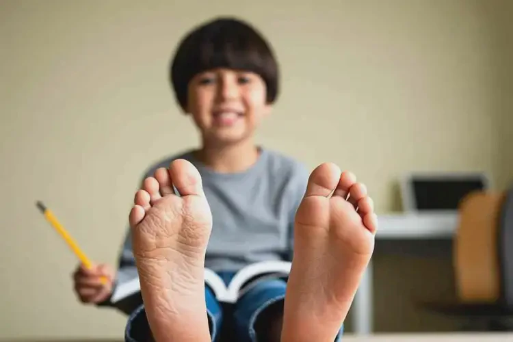 孩子腳上偶爾起濕疹可不可以徹底自愈(圖1)