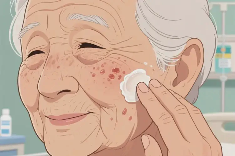 老人面部容易起濕疹能夠徹底治愈嗎(圖4)