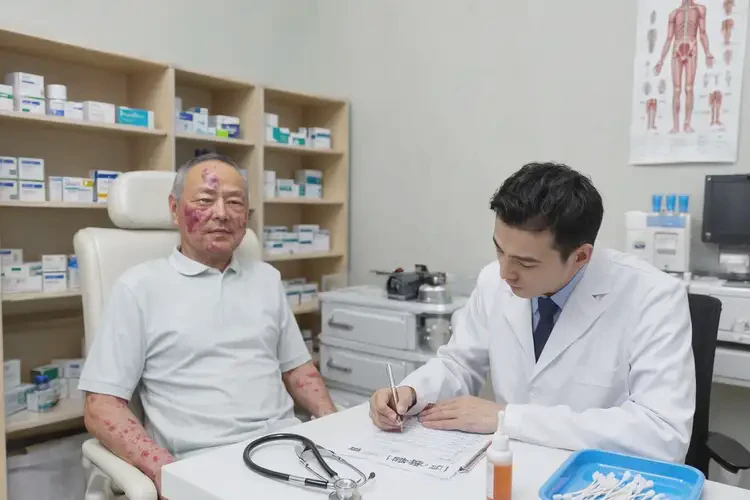 男性臉上偶爾長濕疹可以徹底自愈嗎(圖2)