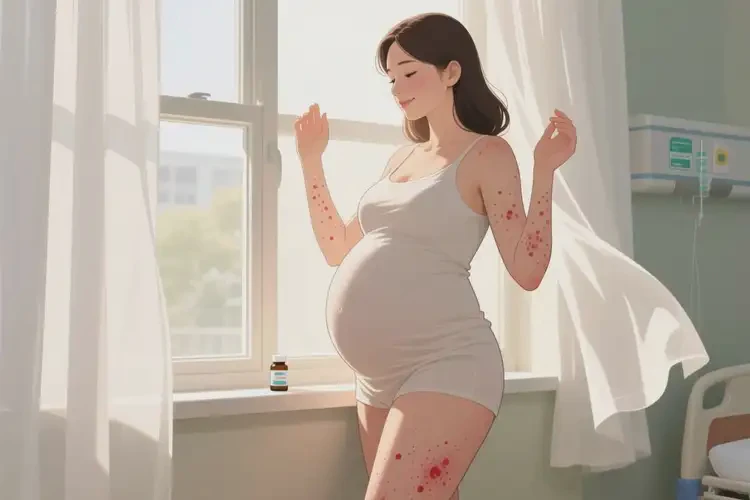 孕婦四肢出現(xiàn)濕疹不管它會(huì)自己好嗎(圖1)