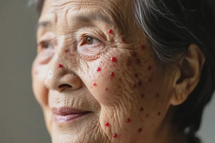 高齡老人面部長濕疹不管它會自己好嗎(圖2)