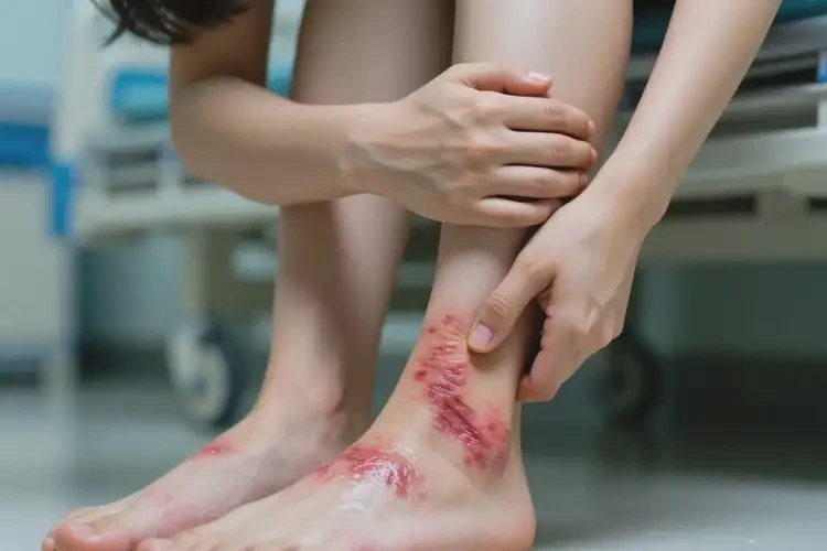 女人四肢容易起湿疹不管它会自己痊愈吗(图2)