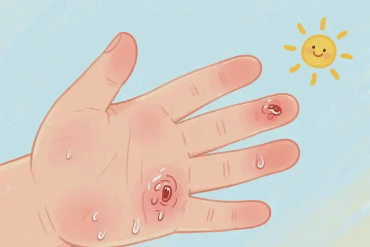 兒童手上偶爾起濕疹不管它會自己痊愈嗎(圖1)