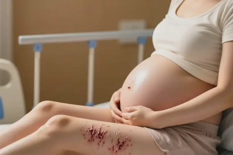 產(chǎn)婦大腿上偶爾起濕疹可不可以徹底自愈(圖1)