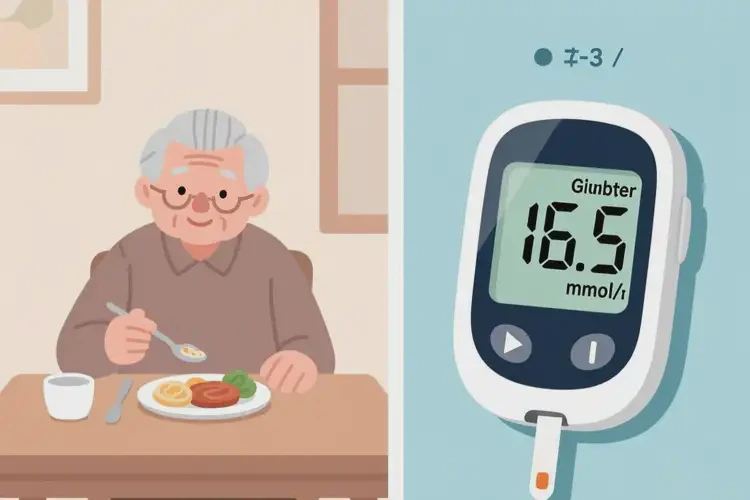 老年人晚餐血糖16點(diǎn)5意味著什么(圖1)