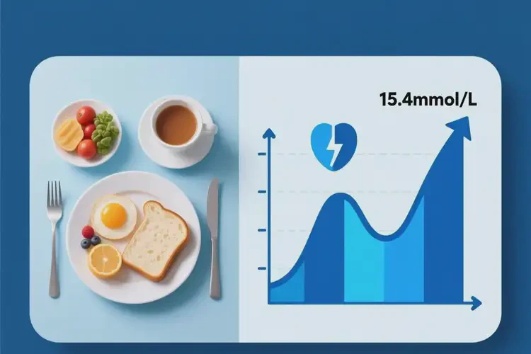 年輕人早餐血糖15點(diǎn)4是糖尿病嗎(圖1)