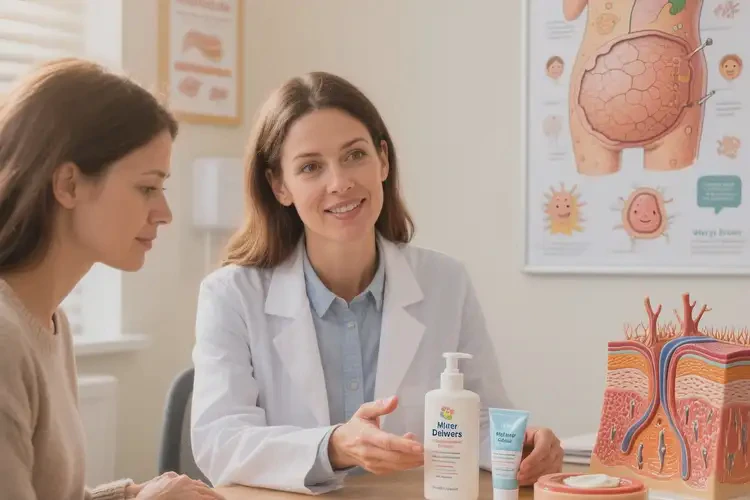 少兒肚子上偶爾長(zhǎng)濕疹不管它會(huì)自己好嗎(圖2)