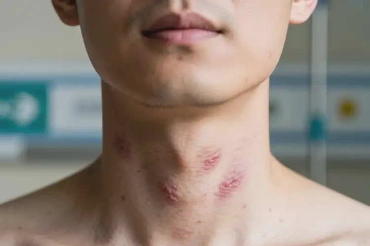 男人脖子上容易起濕疹可不可以徹底自愈(圖2)