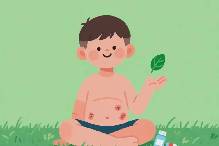 少兒肚子長(zhǎng)濕疹不管它會(huì)自己痊愈嗎(圖2)